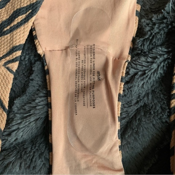 Aerie Pique Animal Print Super High Cut Cheekier Bikini Bottom - Picture 4 of 7